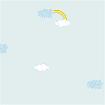 Adawall Ada Kids Bulutlu Çocuk Odası Duvar Kağıdı 8902-1