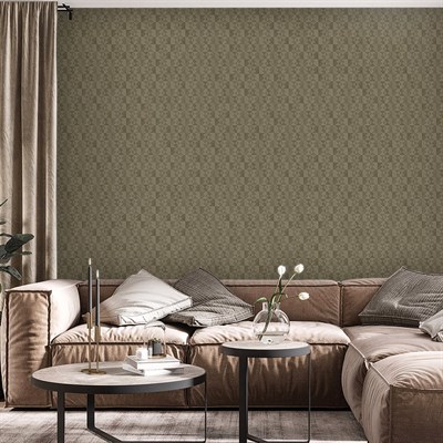 AdaWall Beta 1103-5 Duvar Kağıdı Kahverengi Geometrik Desenli