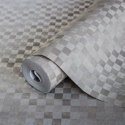 AdaWall Beta 1103-5 Duvar Kağıdı Kahverengi Geometrik Desenli