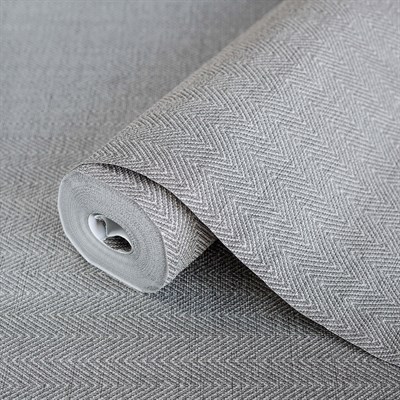 AdaWall Beta 1104-8 Duvar Kağıdı Koyu Grili Kendinden Desenli