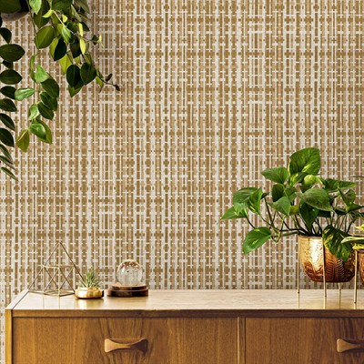AdaWall Beta 1105-5 Duvar Kağıdı Kahverengi Kendinden Desenli
