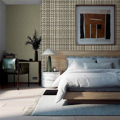 AdaWall Beta 1105-6 Duvar Kağıdı Koyu Kahve Kendinden Desenli