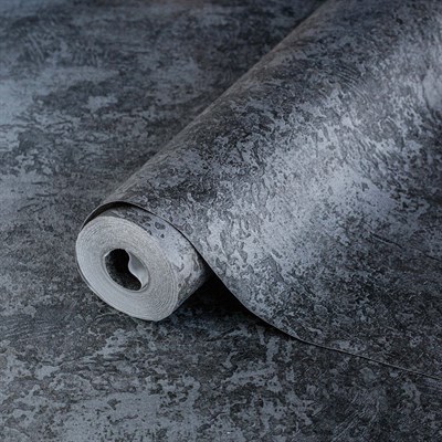AdaWall Beta 1108-5 Duvar Kağıdı Siyah Sıva Desenli