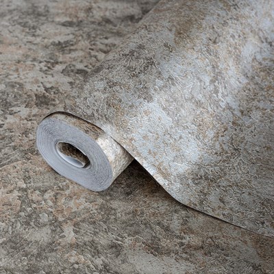 AdaWall Beta 1108-6 Duvar Kağıdı Kahverengi Sıva Desenli