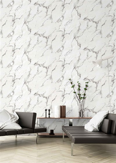 AdaWall Beta 1109-2 Duvar Kağıdı Gri Mermer Desenli