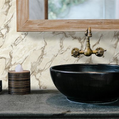 AdaWall Beta 1109-3 Duvar Kağıdı Bej Mermer Desenli