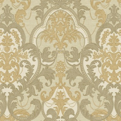 AdaWall Ephes 1002-5 Damask büyük, Simli Duvar Kağıdı 10m²