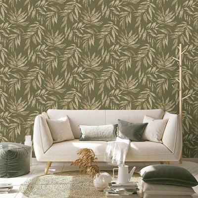 AdaWall Ephes 1012-3 Yaprak Duvar Kağıdı 10m²