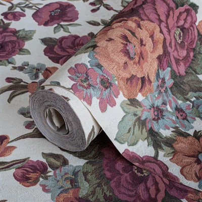 AdaWall Ephes 5806-5 Çiçek yaprak Duvar Kağıdı 10m²