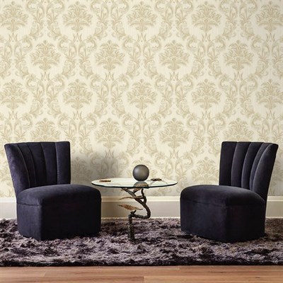 AdaWall Ephes 6808-1 Damask büyük, Simli Duvar Kağıdı 10m²