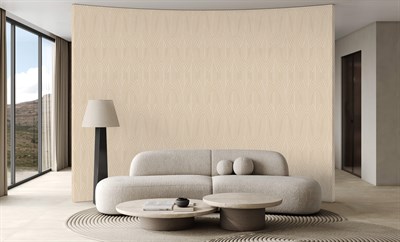 Adawall Icon 24102-5 Şampanya Tonlu Kabartmalı Duvar Kağıdı