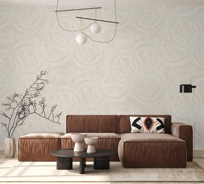 Adawall Icon 24103-2 Bej Kabartmalı Modern Duvar Kağıdı