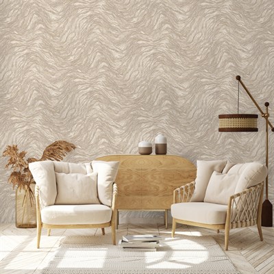 Adawall Icon 24104-2 Bej Dokulu Modern Duvar Kağıdı