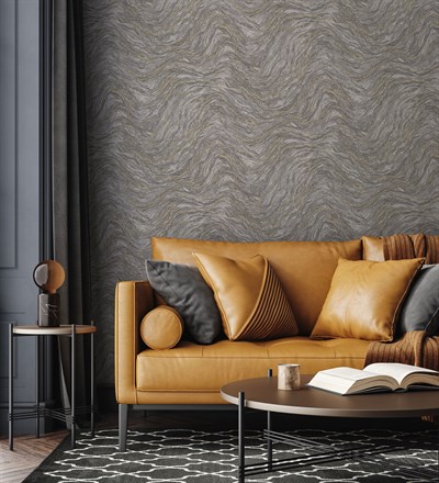 Adawall Icon 24104-3 Gri Dokulu Modern Duvar Kağıdı