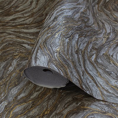 Adawall Icon 24104-5 Antrasit Dokulu Modern Duvar Kağıdı