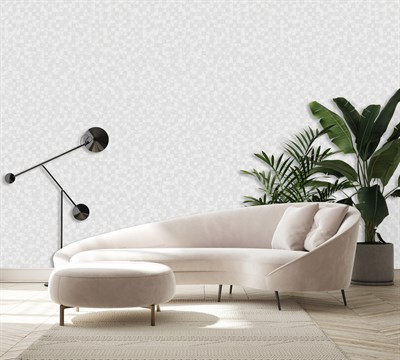 Adawall Icon 24106-1 Beyaz Geometrik Modern Duvar Kağıdı