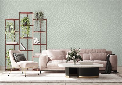 Adawall Icon 24106-5 Açık Yeşil Geometrik Modern Duvar Kağıdı