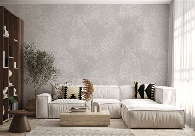 Adawall Icon 24107-1 Açık Gri Desenli Modern Duvar Kağıdı