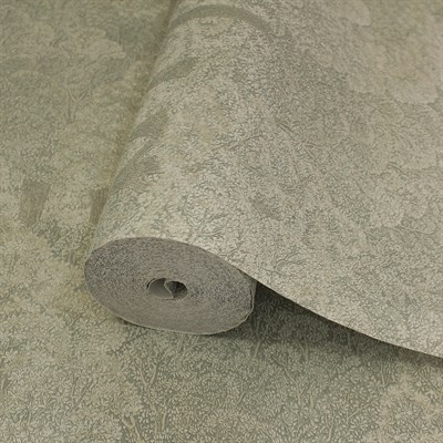 Adawall Icon 24107-2 Açık Yeşil Desenli Modern Duvar Kağıdı