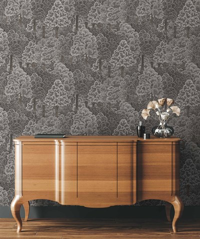 Adawall Icon 24107-3 Gri Tonlu Doğal Desenli Modern Duvar Kağıdı