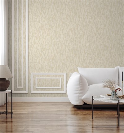 Adawall Icon 24108-2 Krem Dokulu Sade Modern Duvar Kağıdı