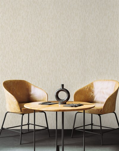 Adawall Icon 24108-2 Krem Dokulu Sade Modern Duvar Kağıdı