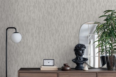 Adawall Icon 24108-3 Açık Gri Dokulu Sade Modern Duvar Kağıdı