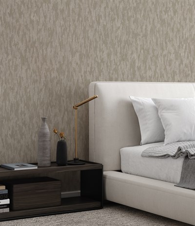 Adawall Icon 24108-4 Bej Gri Dokulu Sade Modern Duvar Kağıdı
