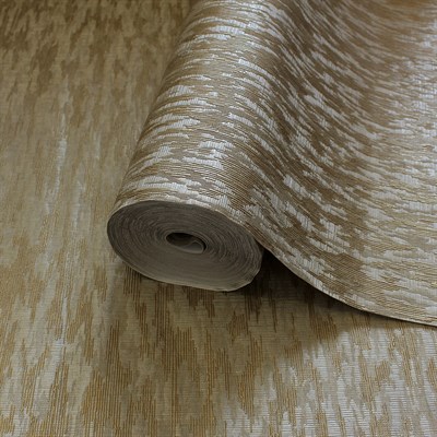 Adawall Icon 24108-5 Bej Keten Dokulu Sade Modern Duvar Kağıdı