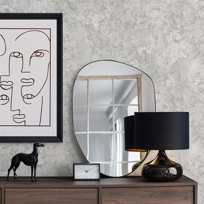 Adawall Icon 24109-1 Gri Beton Efektli Modern Duvar Kağıdı