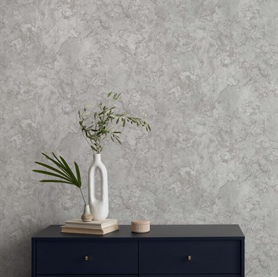 Adawall Icon 24109-1 Gri Beton Efektli Modern Duvar Kağıdı