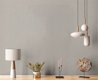 Adawall Icon 24111-3 Açık Gri Ahşap Dokulu Modern Duvar Kağıdı