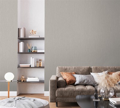 Adawall Icon 24111-3 Açık Gri Ahşap Dokulu Modern Duvar Kağıdı