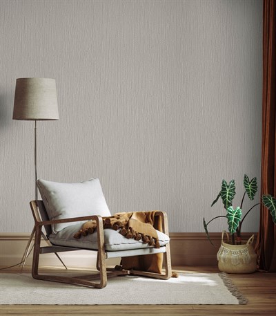 Adawall Icon 24111-3 Açık Gri Ahşap Dokulu Modern Duvar Kağıdı