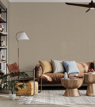 Adawall Icon 24111-4 Krem Ahşap Dokulu Sıcak Ton Duvar Kağıdı