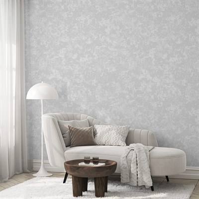 Adawall Icon 24112-1 Açık Gri Beton Dokulu Modern Duvar Kağıdı