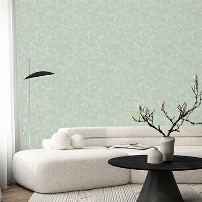 Adawall Icon 24112-2 Açık Yeşil Beton Dokulu Modern Duvar Kağıdı