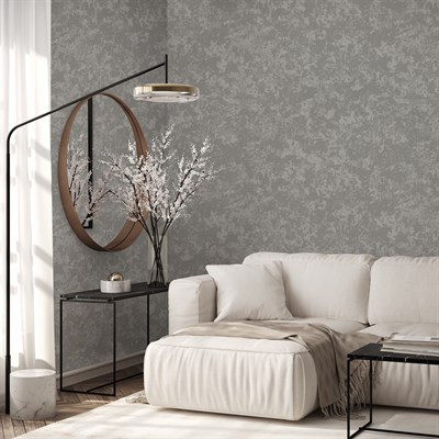 Adawall Icon 24112-3 Gri Beton Dokulu Modern Duvar Kağıdı