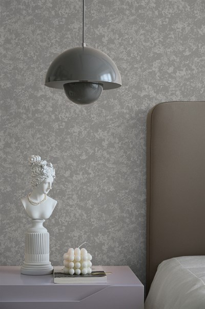 Adawall Icon 24112-3 Gri Beton Dokulu Modern Duvar Kağıdı