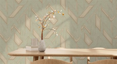 AdaWall Icon 24113-3 3D geometrik Duvar Kağıdı 16m²