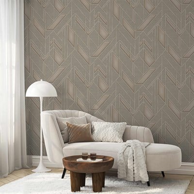 AdaWall Icon 24113-4 3D geometrik Duvar Kağıdı 16m²