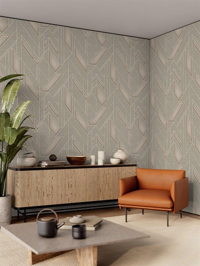 AdaWall Icon 24113-4 3D geometrik Duvar Kağıdı 16m²