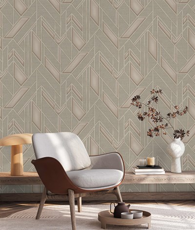 AdaWall Icon 24113-4 3D geometrik Duvar Kağıdı 16m²