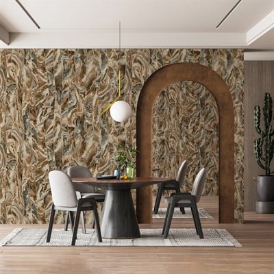 Adawall Octagon Mermer Desenli Duvar Kağıdı 1201-5