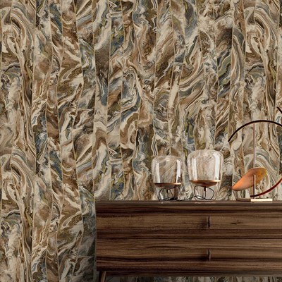 Adawall Octagon Mermer Desenli Duvar Kağıdı 1201-5