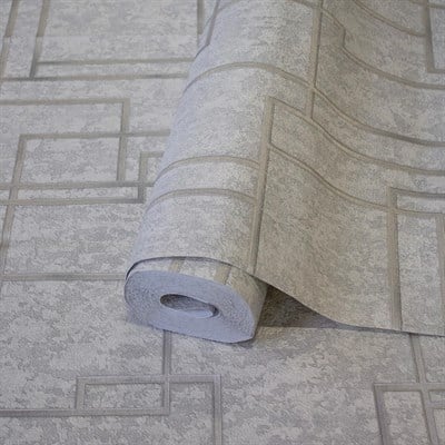 Adawall Octagon Geometrik Desenli Duvar Kağıdı 1202-3