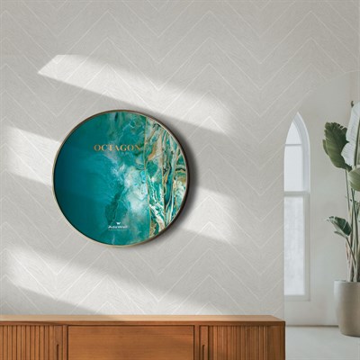 Adawall Octagon Geometrik Desenli Duvar Kağıdı 1204-1