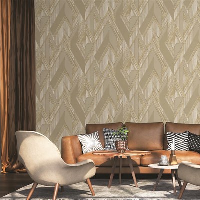 Adawall Octagon Geometrik Desenli Duvar Kağıdı 1205-4