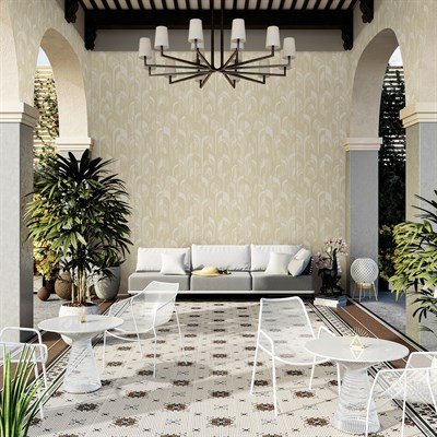 Adawall Octagon Geometrik Desenli Duvar Kağıdı 1209-2