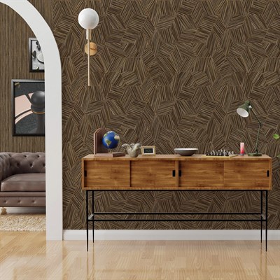 Adawall Octagon Geometrik Desenli Duvar Kağıdı 1211-3
